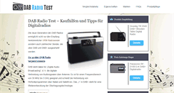 Desktop Screenshot of dabradiotest.com