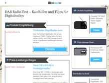 Tablet Screenshot of dabradiotest.com